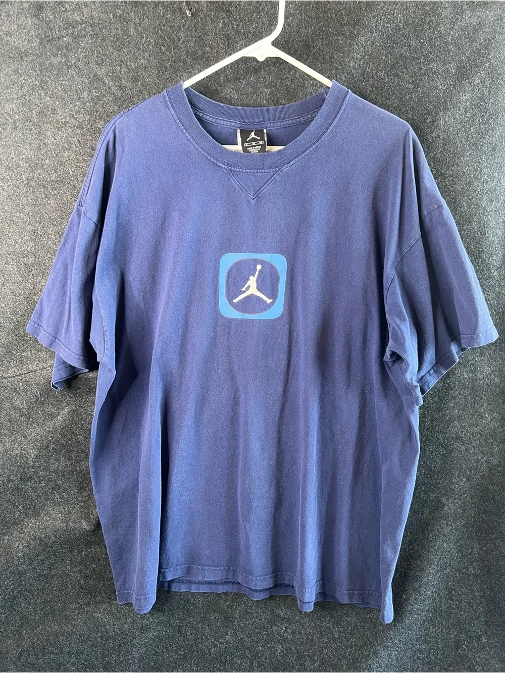 Vintage‎ Nike Air Jordan Graphic Navy Blue T-Shirt Men’s Size XL Y2K 90s Style